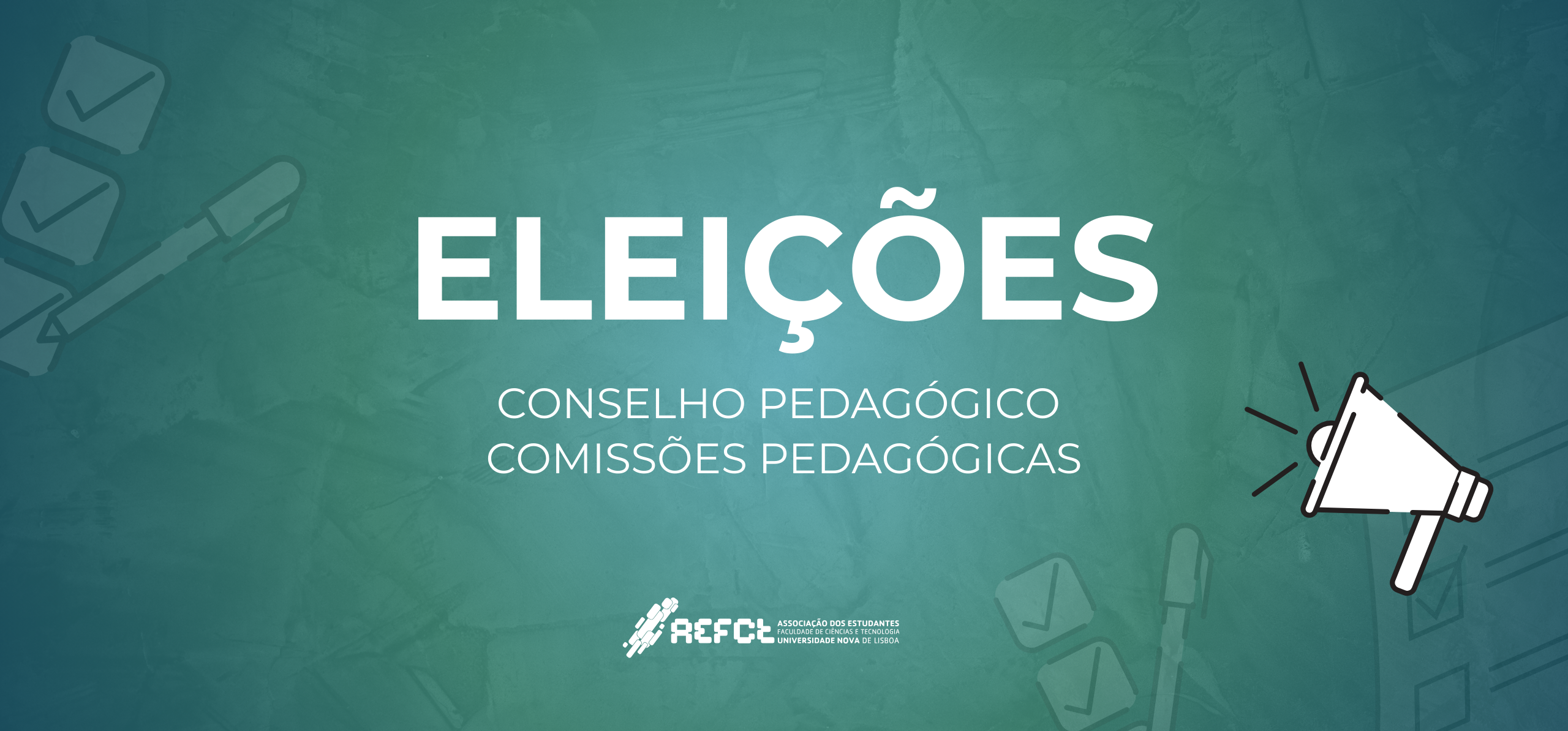 Eleições dos Representantes dos Estudantes das Comissões Pedagógicas e no Conselho Pedagógico 2024/25